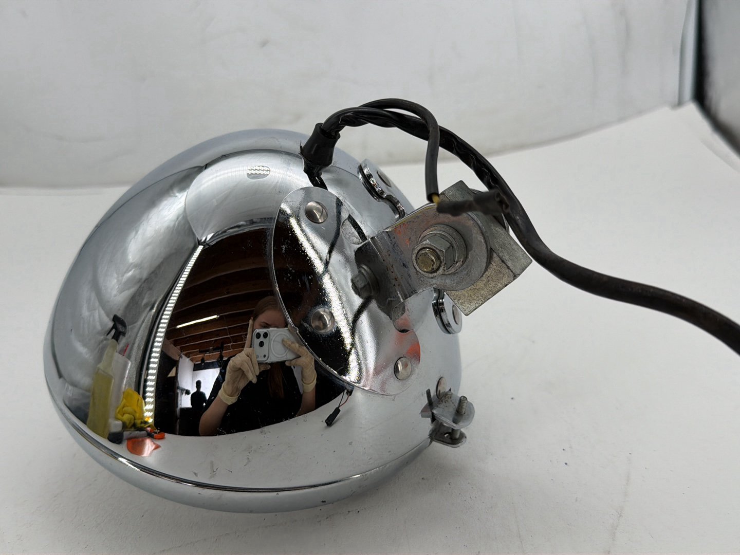2011 Harley Heritage Softail Classic OEM Headlight Headlamp Head Light Halogen