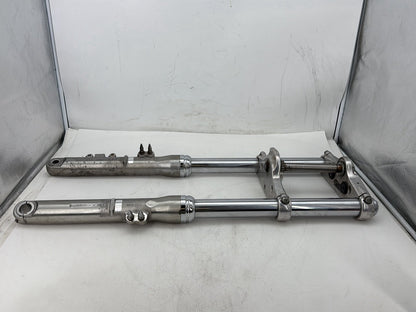 2006 Harley Dyna FXDWGI Wide Glide OEM Front Triple Tree Set & LH RH Fork Legs Sliders