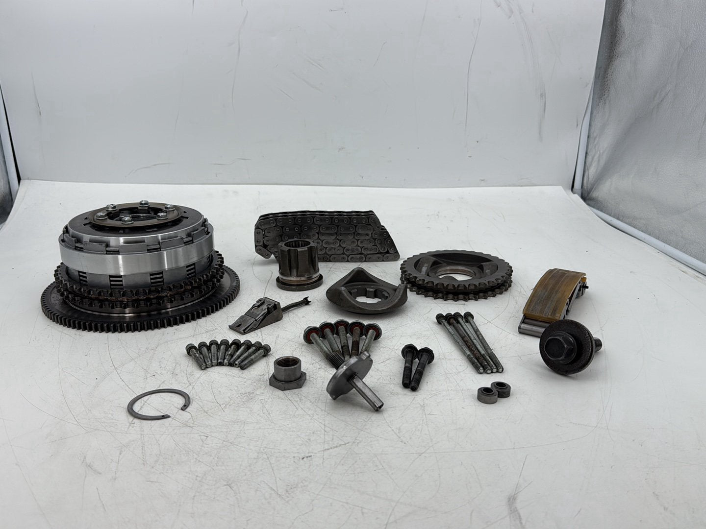 2007 Harley Touring FLHTCU Electra Glide Ultra OEM Clutch Basket Chain Tensioner Kit