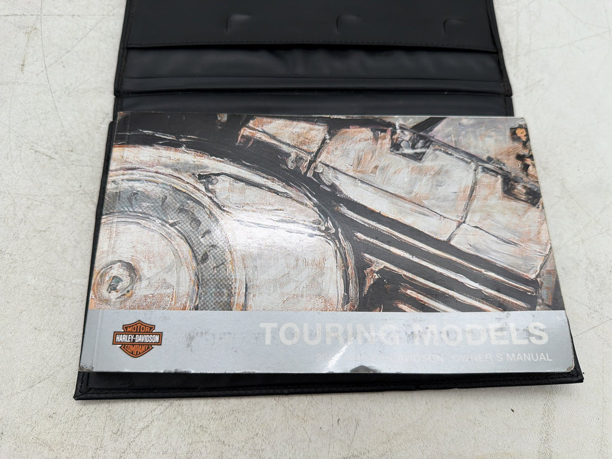 2013 Harley Electra Glide Touring FLHTCU OEM Tour-Pak Storage Pouch Leather Bag