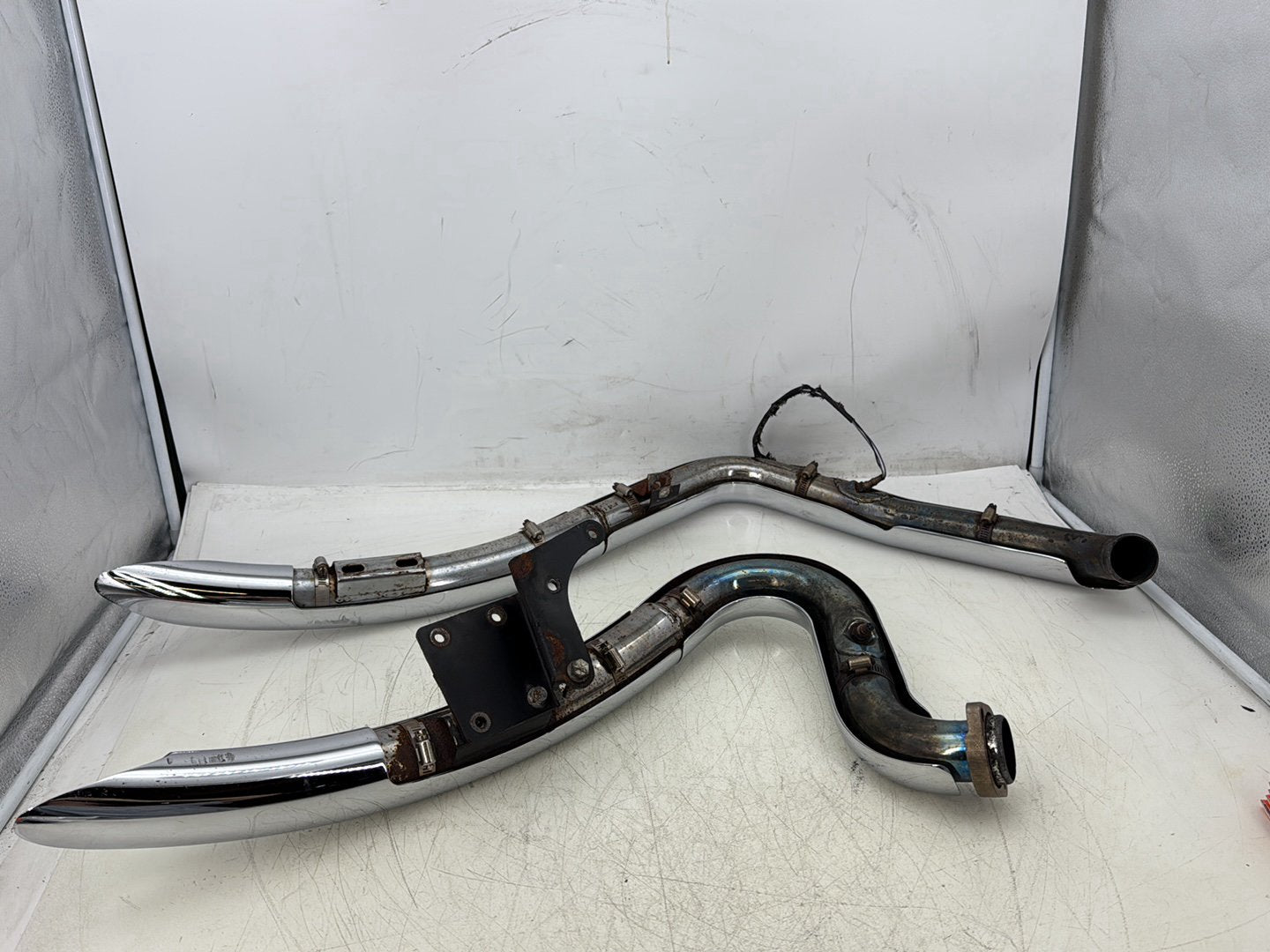2012 Harley Dyna Super Glide Custom FXDCI OEM Exhaust System Header Pipe