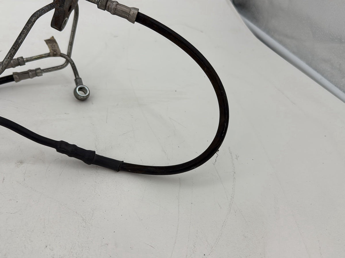 08 Harley Touring FLHTCU Electra Glide Ultra OEM Front Brake Hose Line Pipe ABS