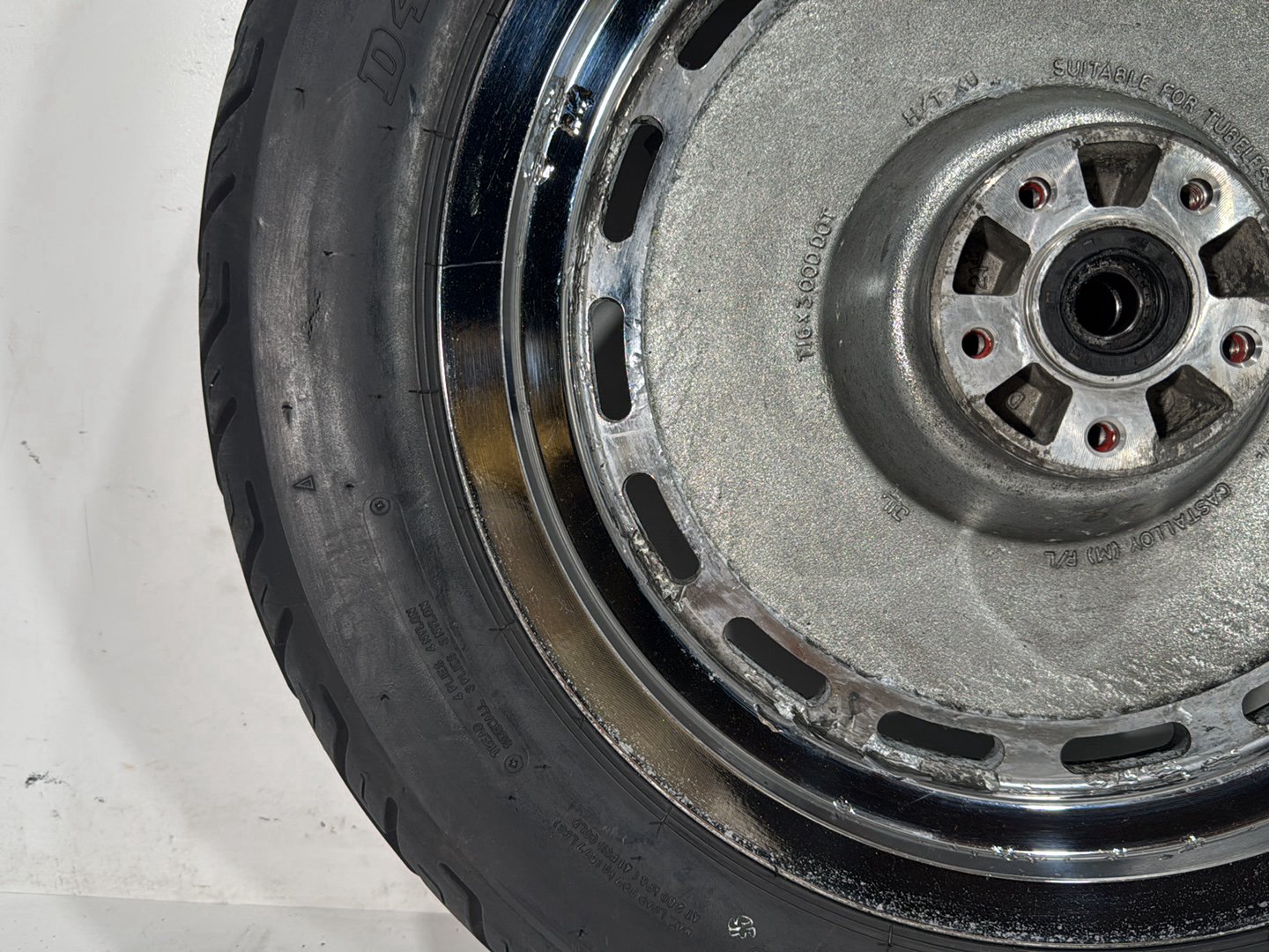 1997 Harley Sportster 1200 Custom XL1200C OEM Rear Wheel Rim Tire