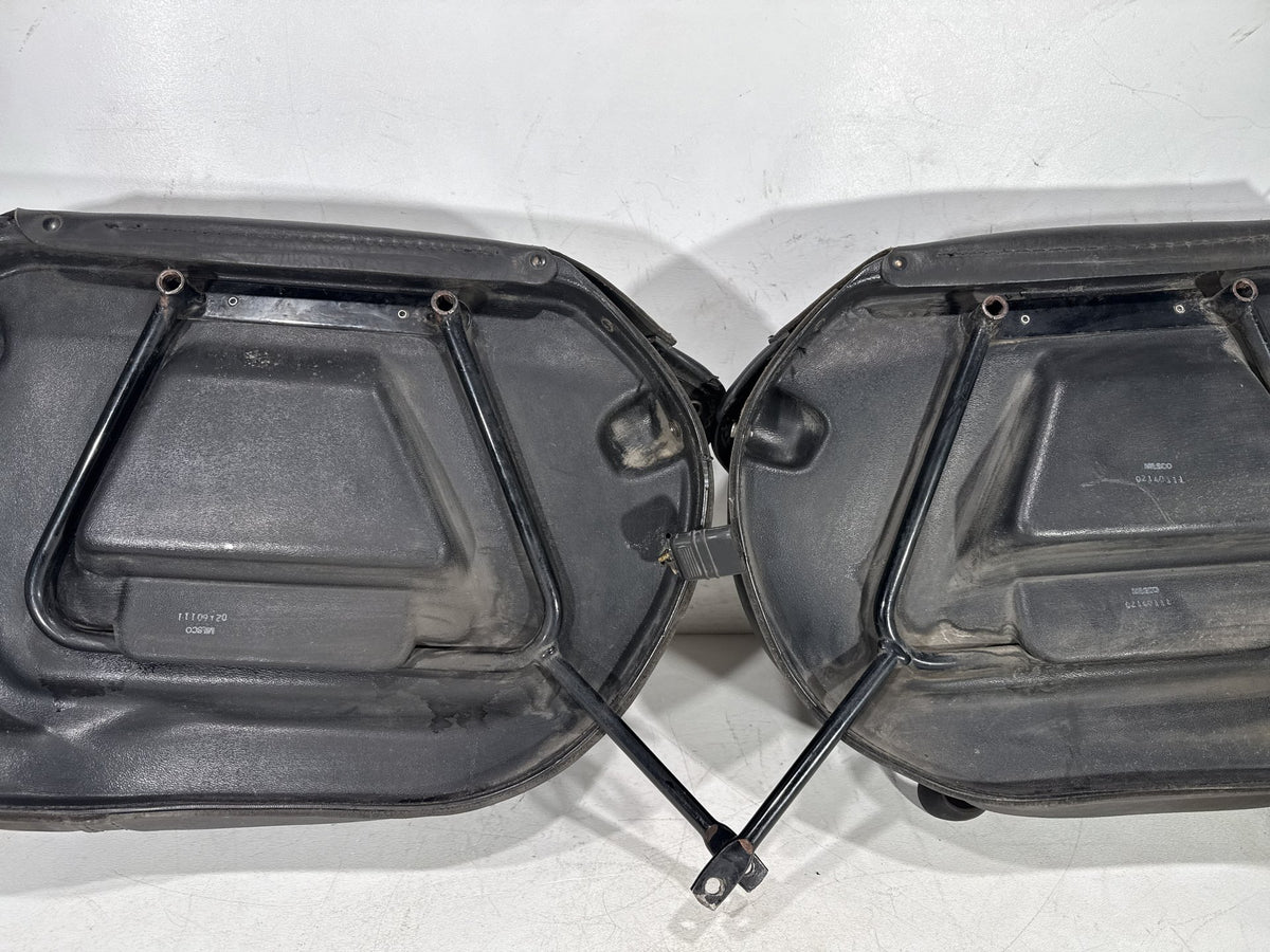 2001 Harley Heritage Softail Classic Rear Left Right Saddlebags Luggage Leather