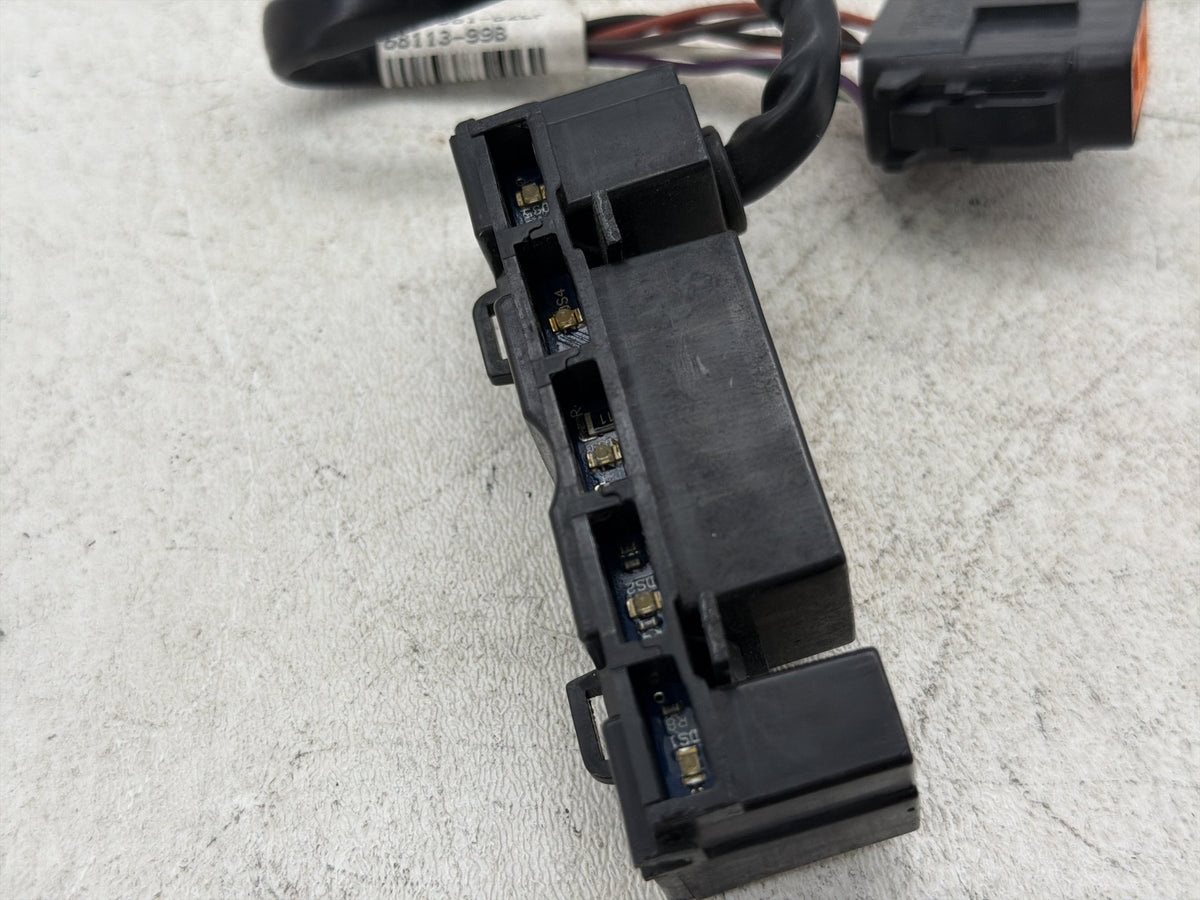 2010 Harley Road King Touring Police OEM Dash Indicator Lamp Wire Plug In