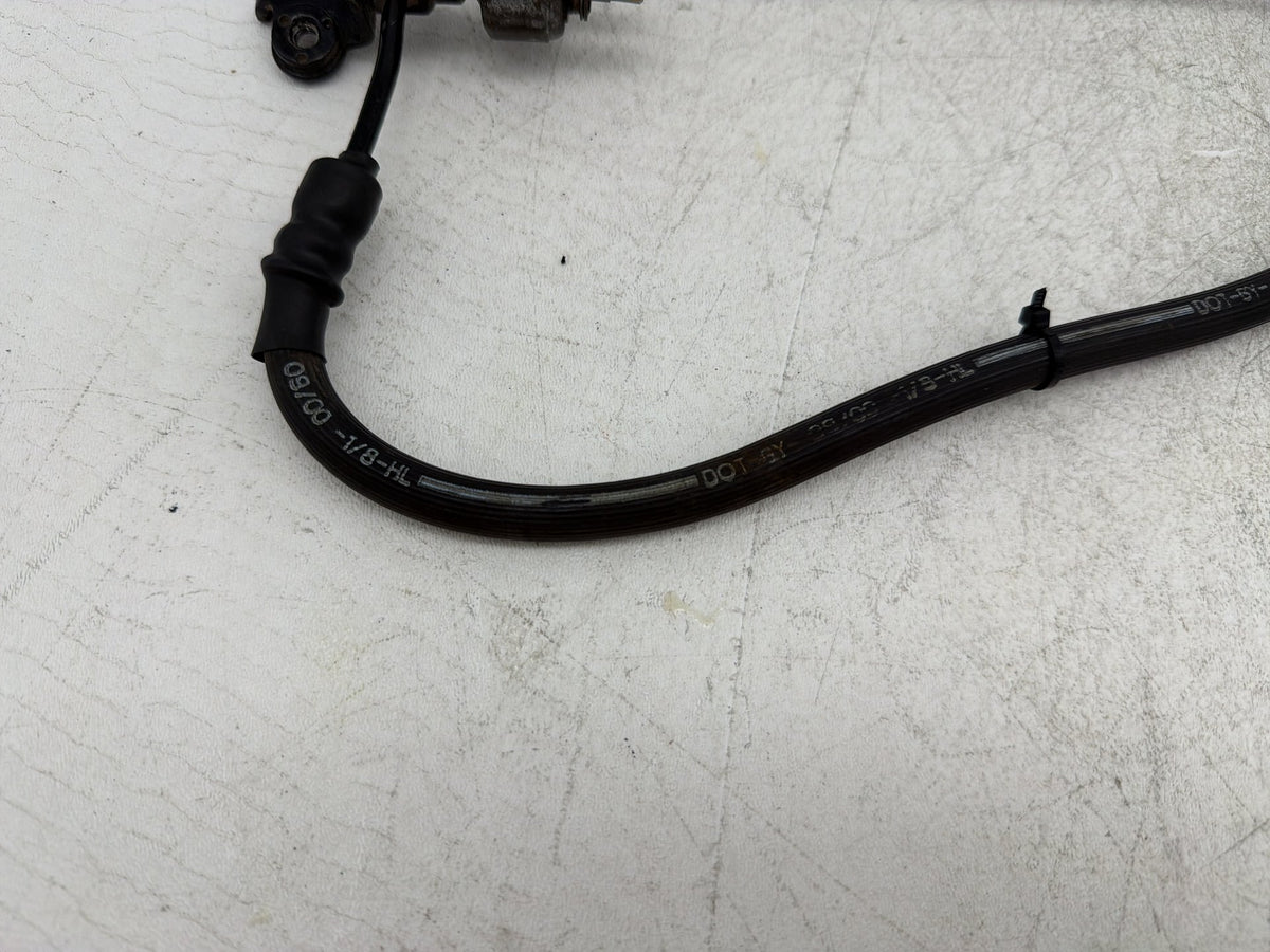 2001 Harley Fat Boy Softail FLSTFI OEM Rear Brake Hose Line Pipe