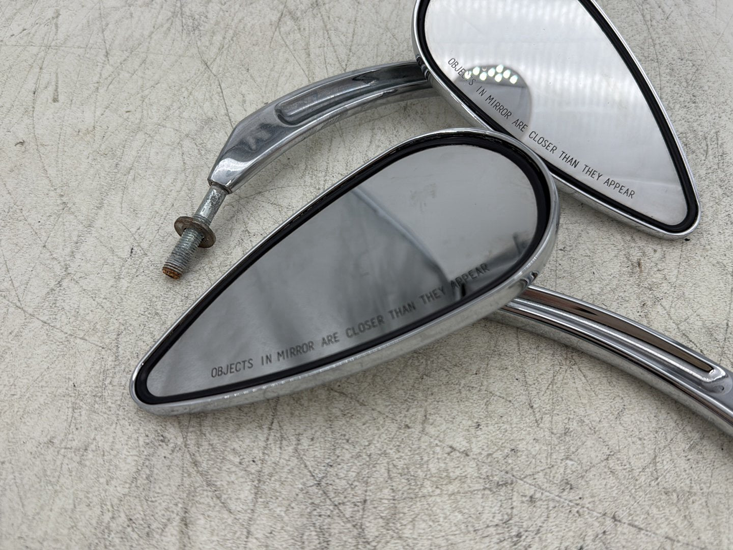 2007 Harley Touring FLHTC Electra Glide Classic OEM Left Right Rear View Mirror