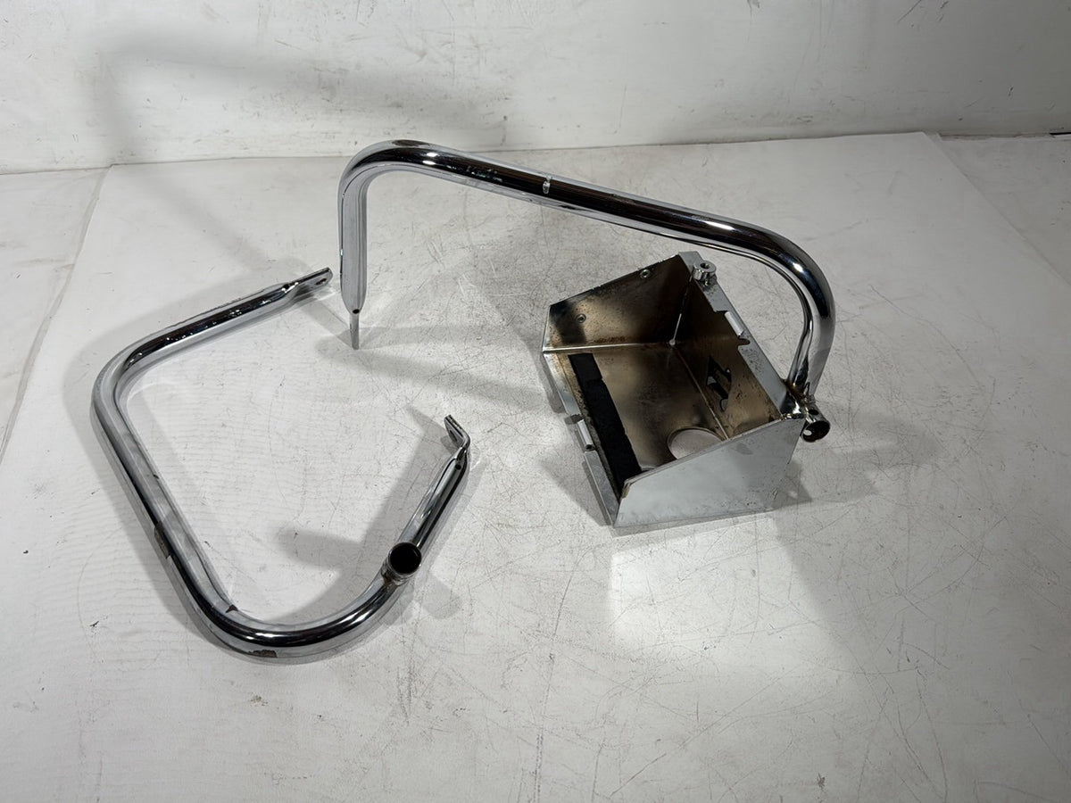 1992 Harley Electra Glide Touring OEM Rear Left Right Saddlebag Guard Rails Bar