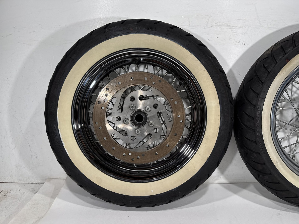 2004 Harley Road King Touring Classic OEM Front Rear Wheel Rim Tire Spoked 16"