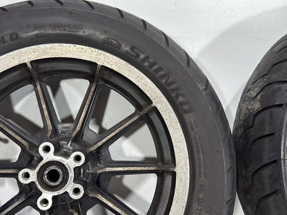 1995 Harley Road King Touring FLHR OEM Front & Rear Wheel Rim Tire