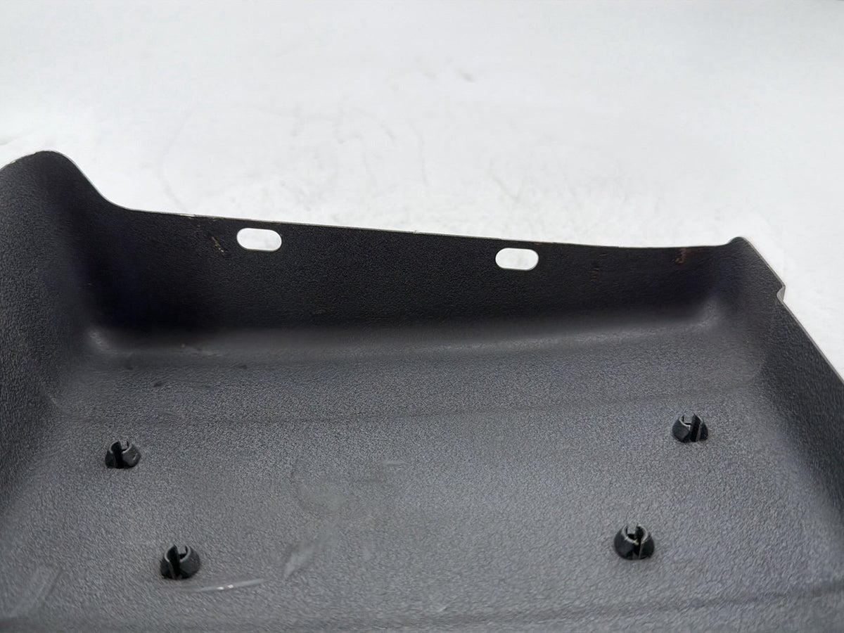 07 Harley Dyna Street Bob Lower Battery Tray Stay Box Cover Panel Black Wrinkle