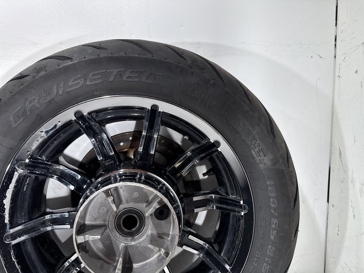 2014 Harley Electra Glide Touring OEM Front & Rear Wheel Rim Tire ABS 16" 17"
