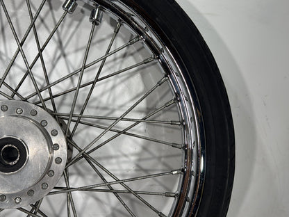 1997 Harley Sportster 1200 Custom XL1200C OEM Front Wheel Rim Tire Spoked