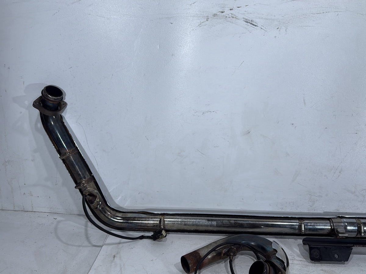 2015 Harley Softail Deluxe FLSTN OEM Exhaust Header Pipes Muffler Vance & Hines