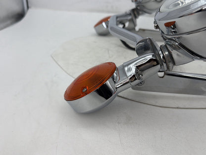 2004 Harley Softail FLSTC Heritage Classic OEM Front Turn Signal Indicators Aux Light Bar