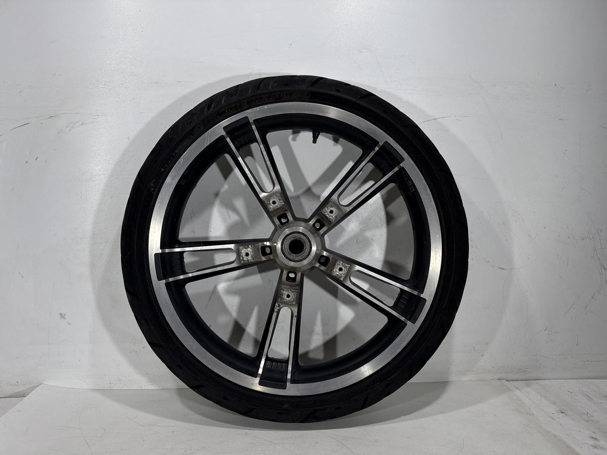 2013 Harley Street Glide Touring FLHX OEM Front Wheel Rim Tire 130/60B19