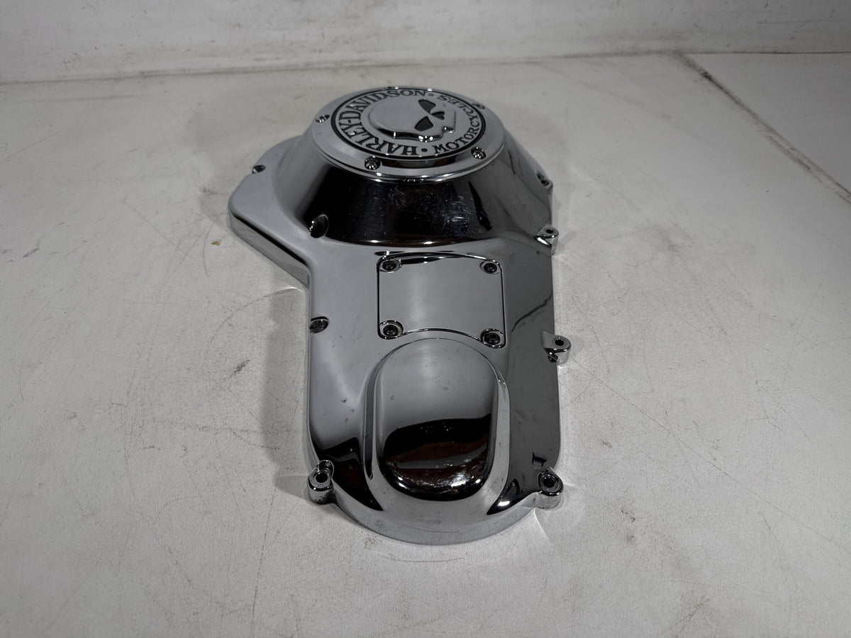 2001 Harley Electra Glide Touring Classic OEM Outer Primary Clutch Cover SKULL