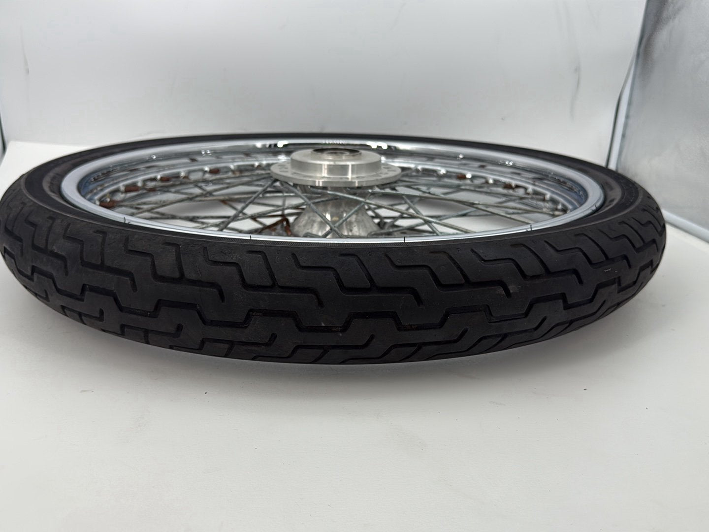 2003 Harley Sportster XL1200C 1200 Custom Anniversary OEM Front Wheel Rim Tire Spoked