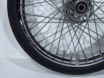 2000 Harley Dyna FXDWG Wide Glide OEM Front Wheel Rim Tire Spoked