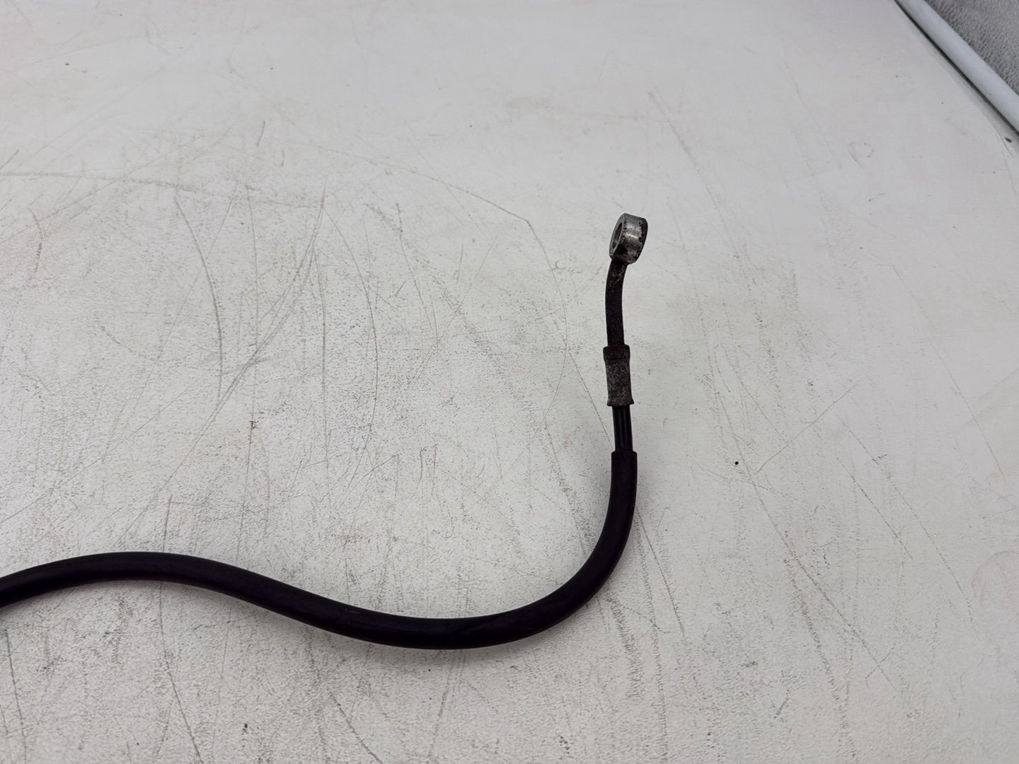 2011 Harley Softail FLSTFB Fat Boy OEM Rear Brake Hose Line Pipe ABS 43384-11