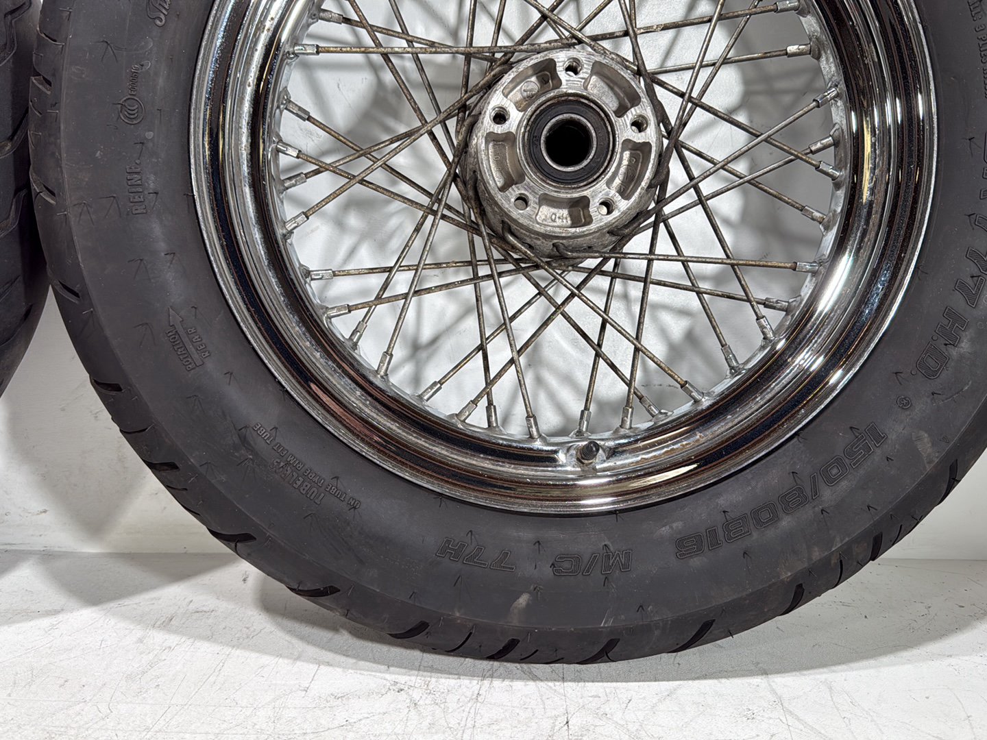2006 Harley Touring FLHTCI Electra Glide Classic OEM Front Rear Wheel Rim Tire Spoked