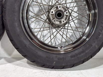 2006 Harley Touring FLHTCI Electra Glide Classic OEM Front Rear Wheel Rim Tire Spoked