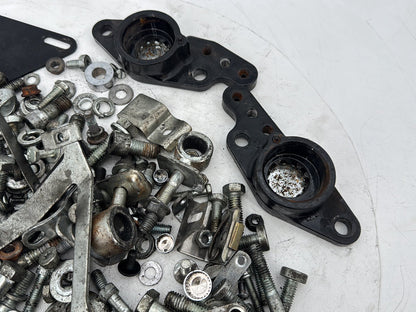 1999 - 2006 Harley-Davidson Touring Electra Glide Classic Hardware Bolts Nuts & Brackets w/ Left Right Swingarm Brackets