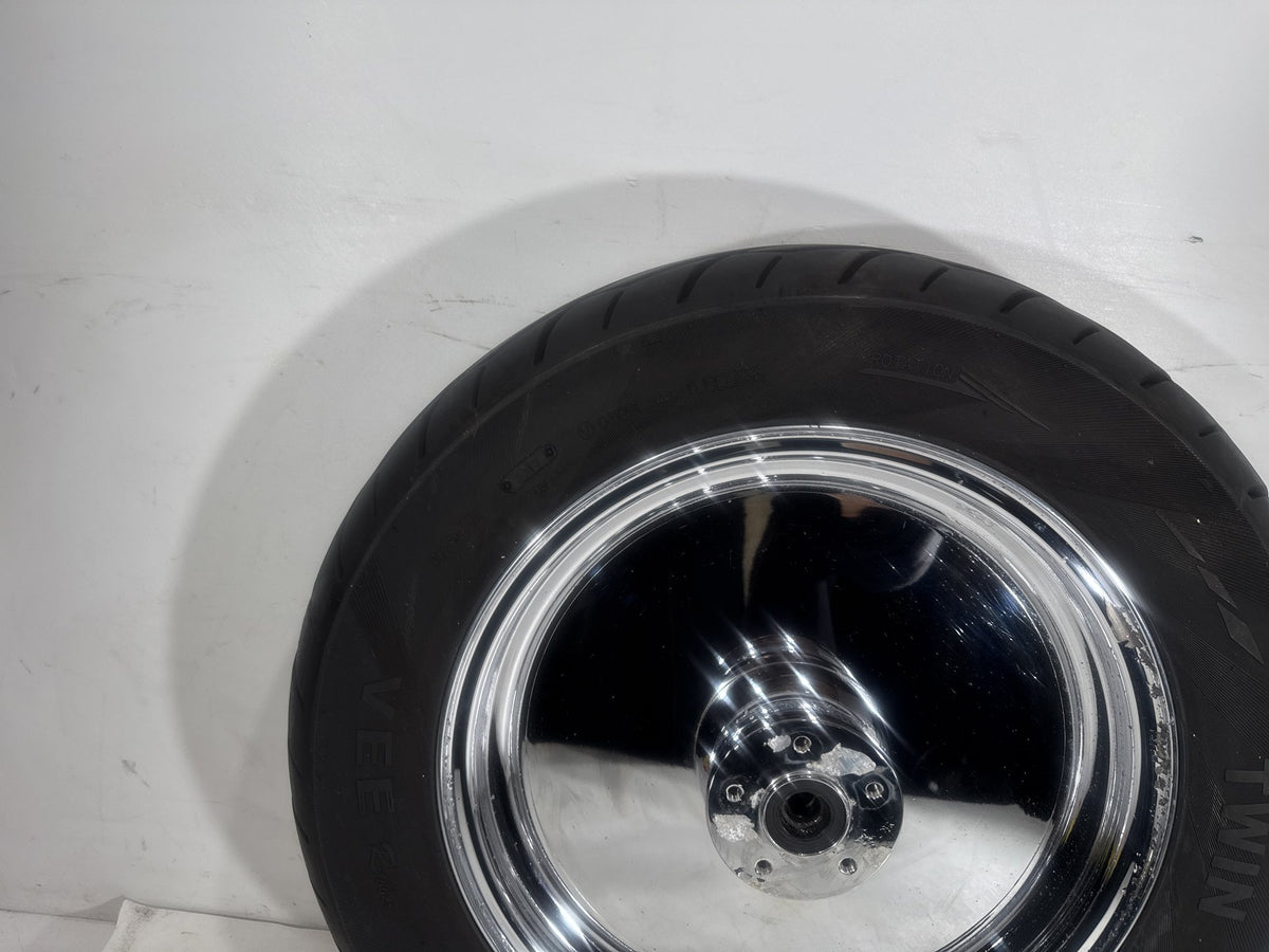 94 Harley Softail Custom FXSTC OEM Rear Wheel Rim Tire 140/90B16 77H 16" Chrome