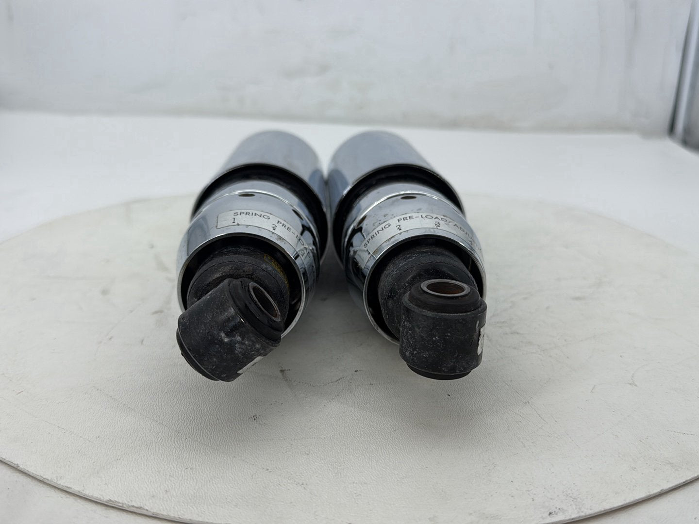 2012 Harley Dyna Fat Bob FXDF 103 OEM Rear Left Right Shock Absorbers