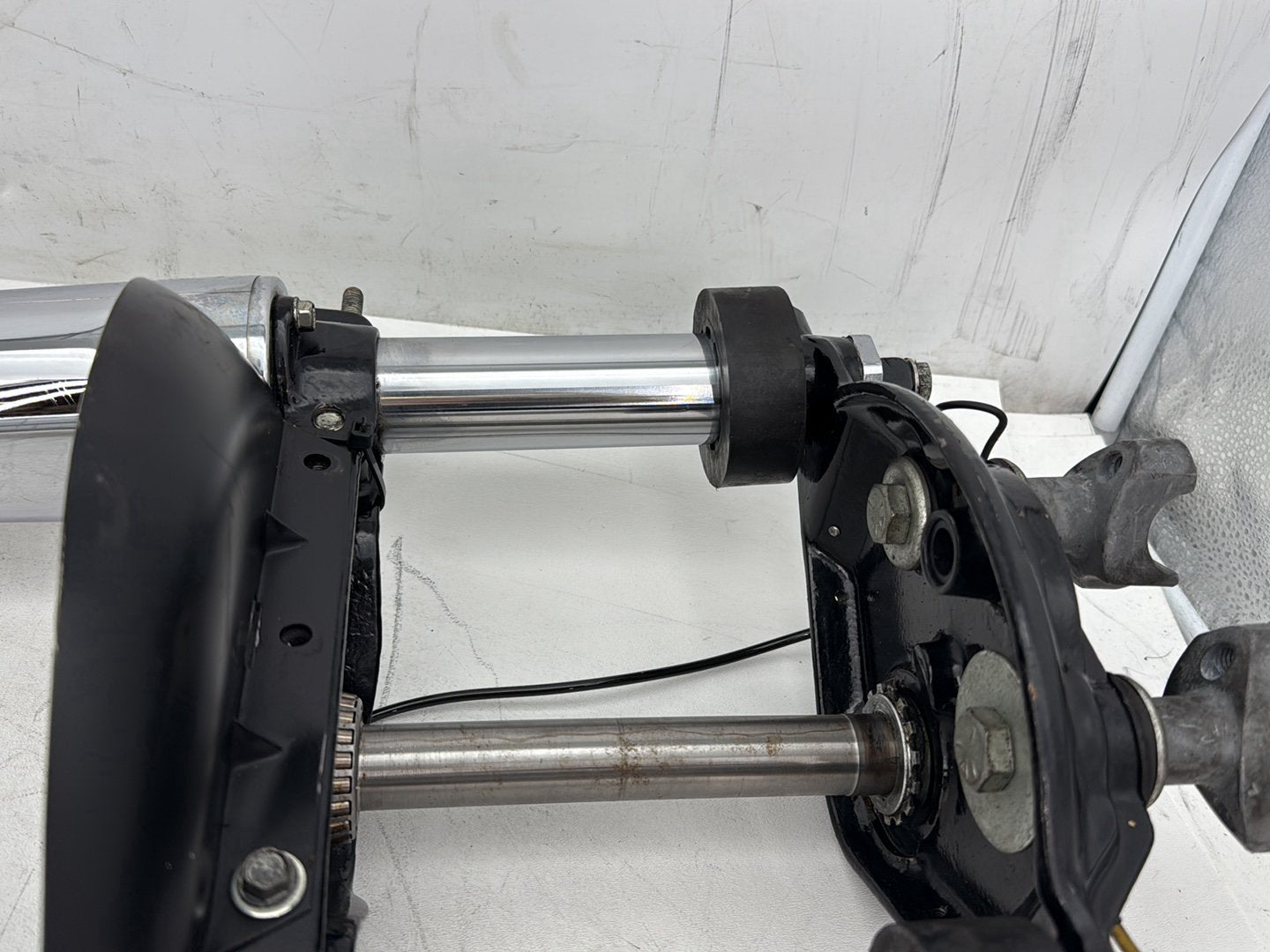 1995 Harley Road King Touring FLHR OEM Front Triple Tree Set & LH RH Fork Legs Sliders