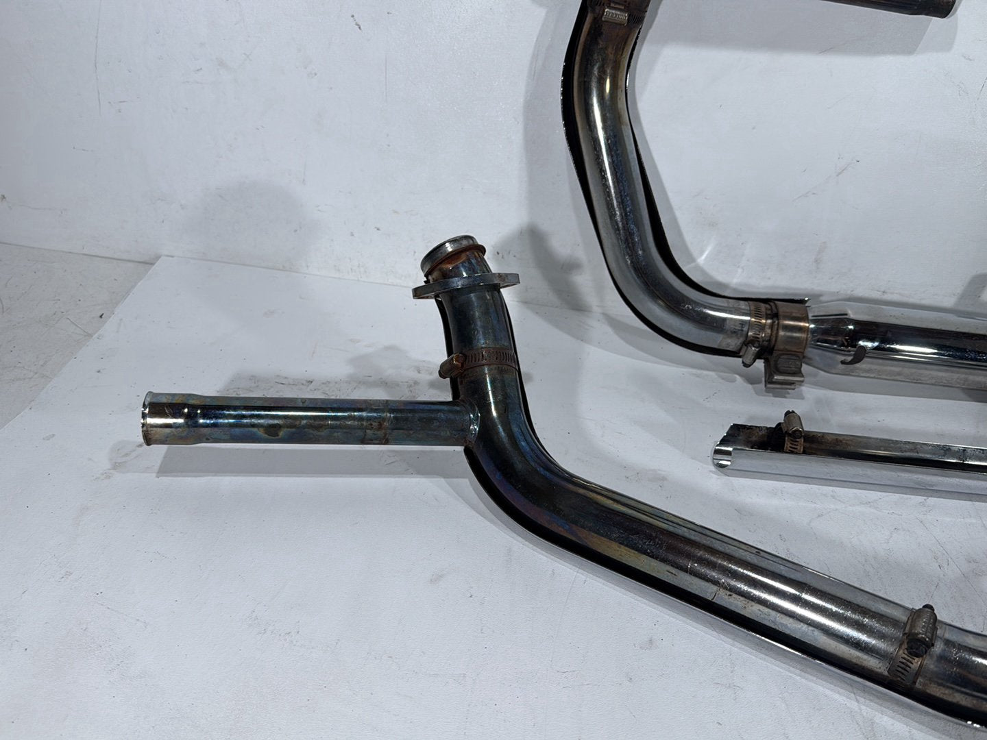 2001 Harley Sportster 88 XLH883 Exhaust Header Muffler Pipes Screamin Eagle SCRATCHED