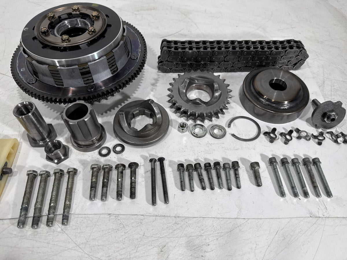 04 Harley Heritage Softail Classic FLSTCI OEM Clutch Basket Chain Tensioner Kit