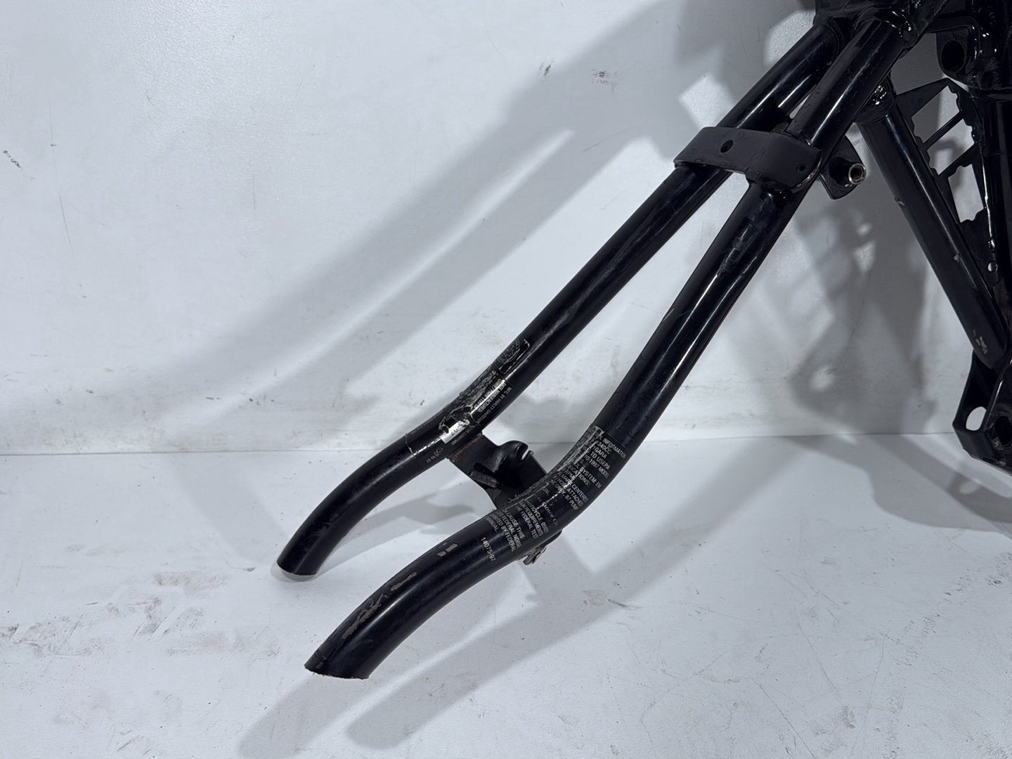 1997 Harley Softail Fat Boy FLSTF OEM Upper Portion Main Frame Neck Cut Off SLVG