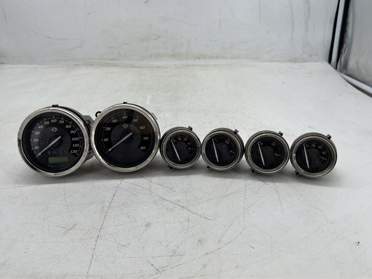 11 Harley Electra Glide Touring Ultra OEM Air Oil Volt Fuel Tacho Speedo Gauges