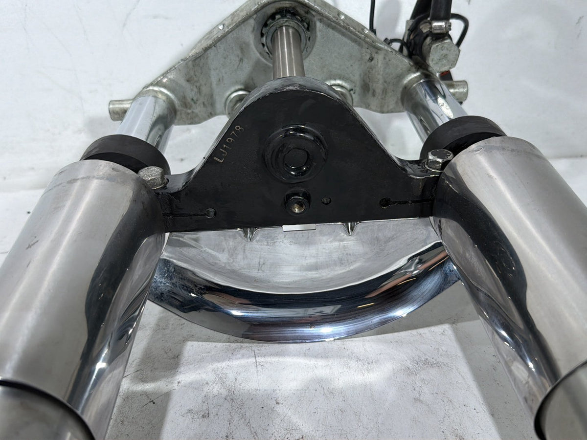 94 Harley Electra Glide Touring Front Triple Tree Set & LH RH Fork Legs Sliders