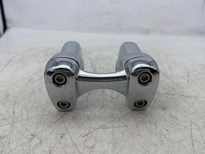 2015 Harley Dyna Low Rider FXDL OEM Front Handlebar Riser Top Clamp Chrome