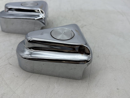 1997 Harley Softail FLSTC Heritage Classic Rear Wheel Axle Nut Covers Caps
