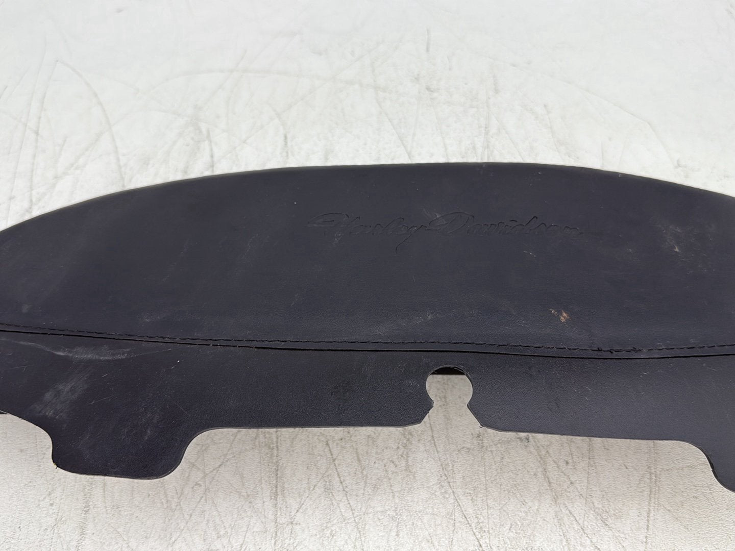 07 Harley Electra Glide Touring Ultra OEM Front Onboard Tool Bag Leather Storage