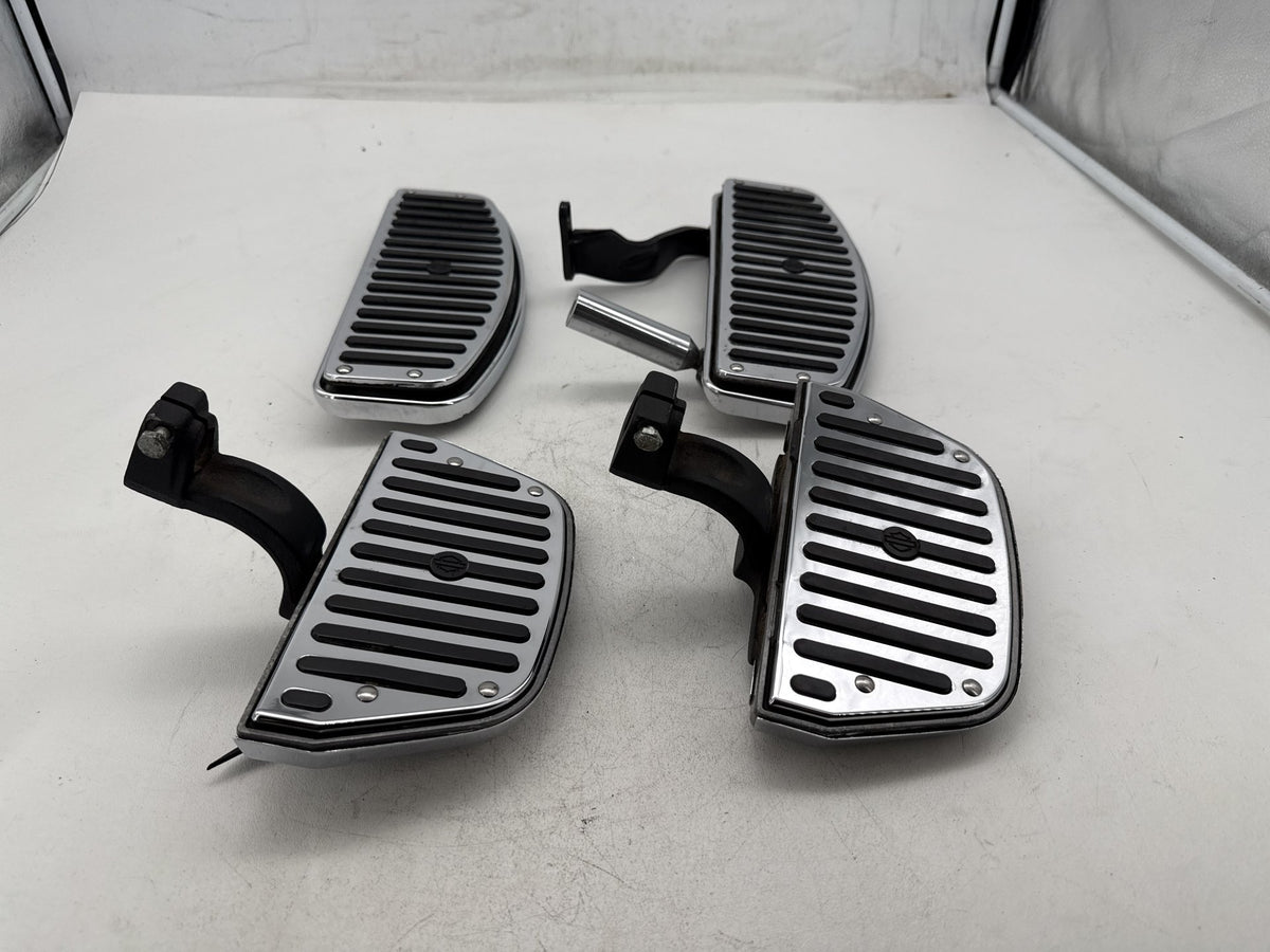 97 Harley Heritage Softail Classic Left Right Driver & Pass Floorboard Foot Rest