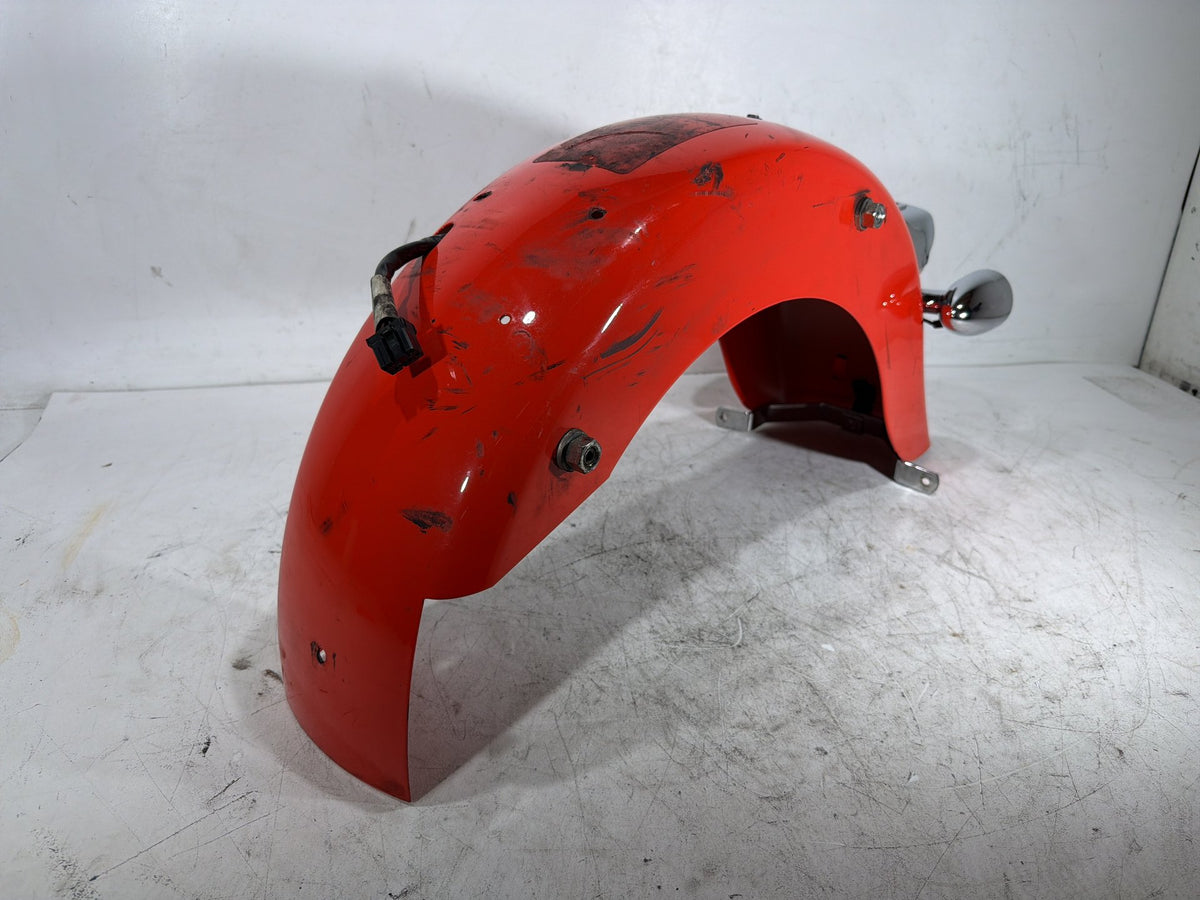 2004 Harley Electra Glide CVO Screamin OEM Rear Wheel Fender & Turn Signals Bar