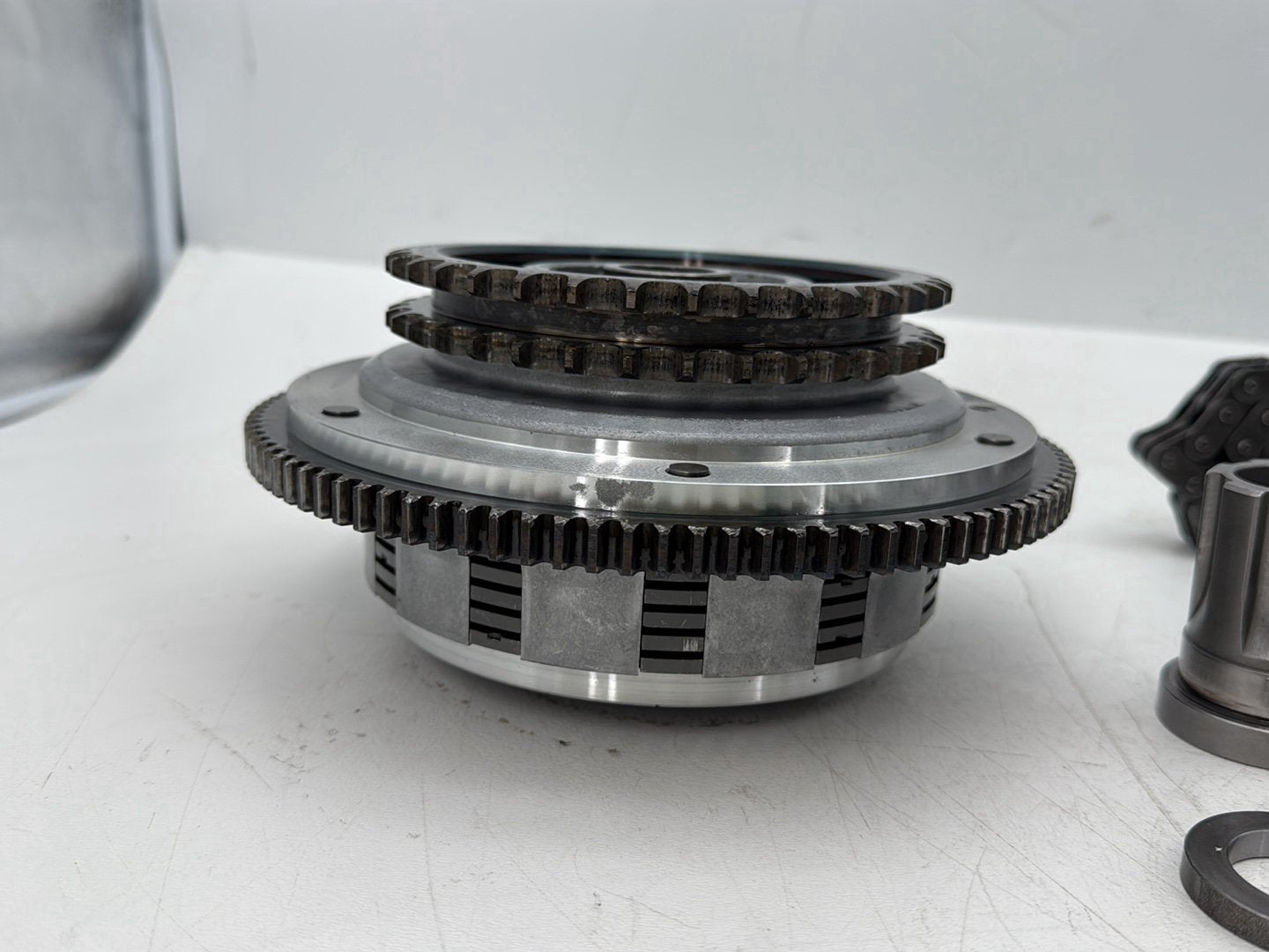 2002 Harley Dyna FXD Super Glide OEM Clutch Basket Chain Tensioner Kit