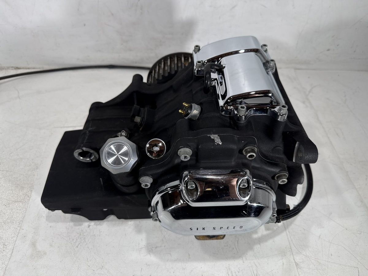 11 Harley Electra Glide Touring Police 6 Speed Transmission Gearbox 28K CRACKED