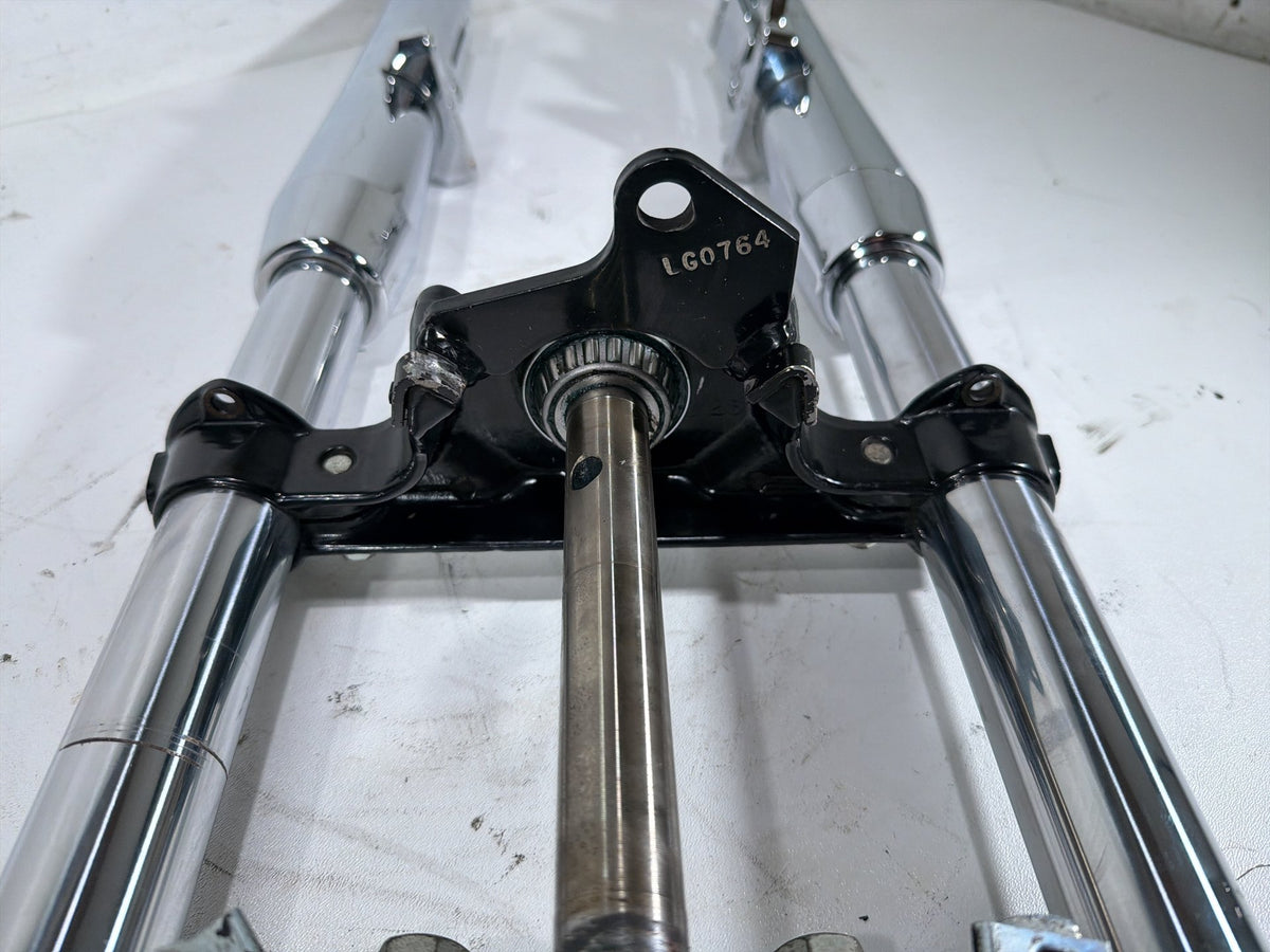 1997 Harley Heritage Softail OEM Front Triple Tree Set & LH RH Fork Legs Sliders