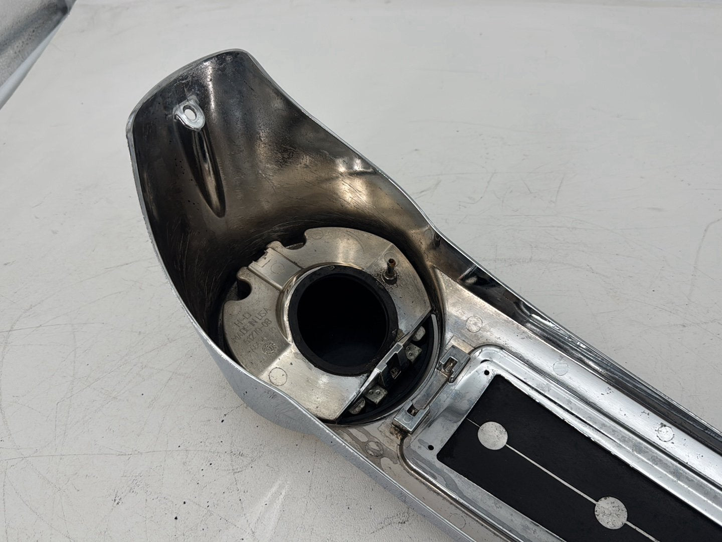 08 Harley Touring Electra Glide Fuel Gas Tank Dash Console CNC Arlen Ness NOKey