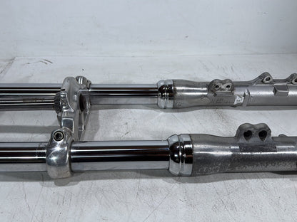 2015 Harley Dyna Low Rider FXDL OEM Front Triple Tree Set & LH RH Fork Legs Sliders