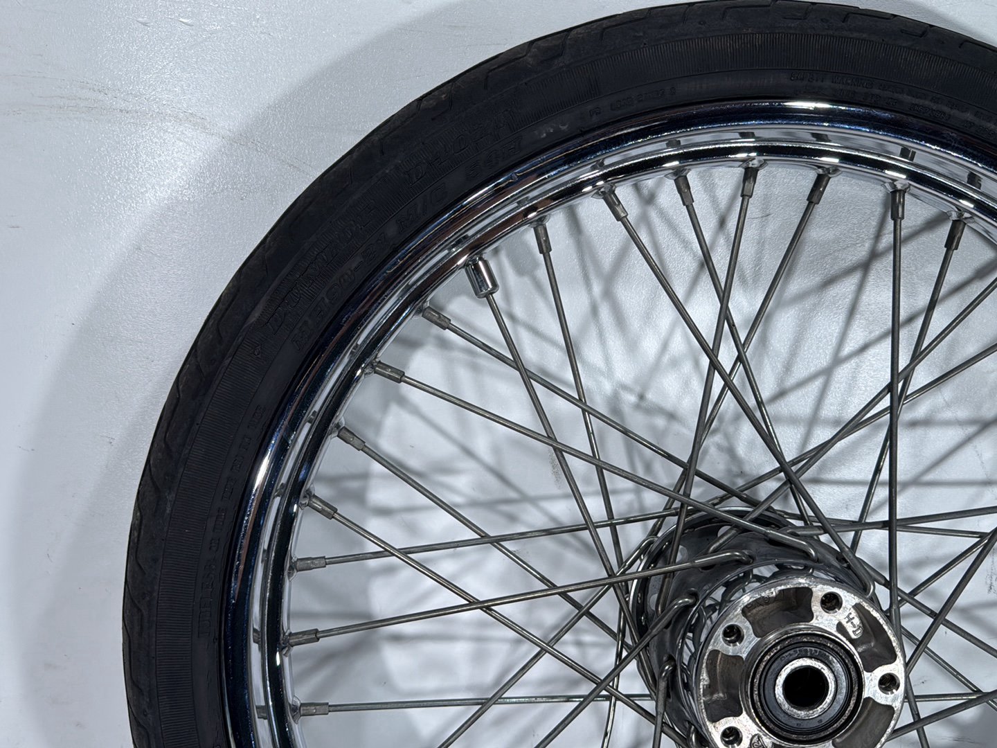 2000 Harley Dyna FXDWG Wide Glide OEM Front Wheel Rim Tire Spoked