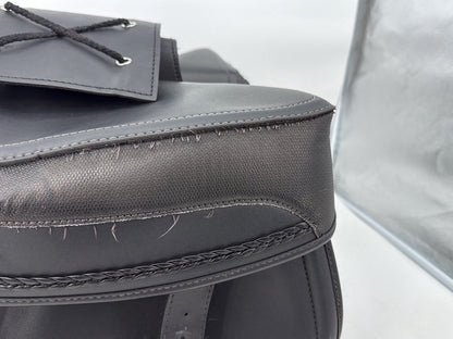 2004 - 2013 Harley-Davidson Sportster 883 Custom Rear Left Right Saddlebags Luggage Leather KEMI-MOTO