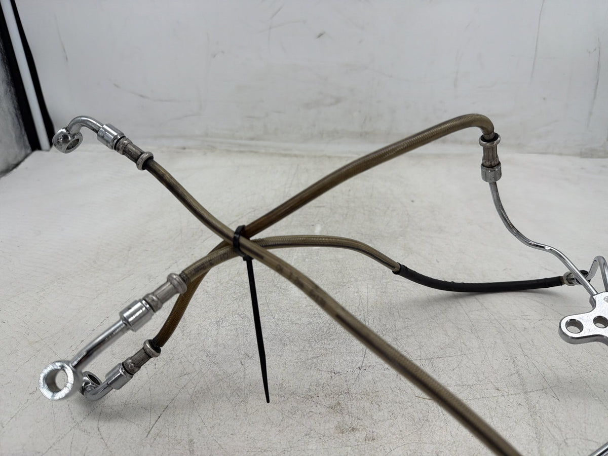2004 Harley Electra Glide CVO Screamin Eagle OEM Front Brake Hose Line Pipe