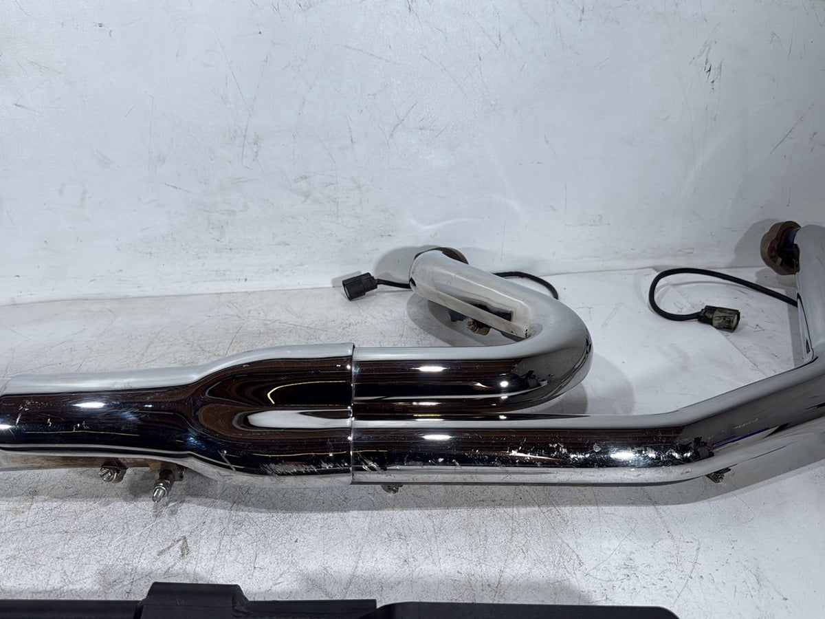 2014 Harley Dyna Low Rider FXDL Exhaust Header Pipes Muffler 2 into 1 BASSANI
