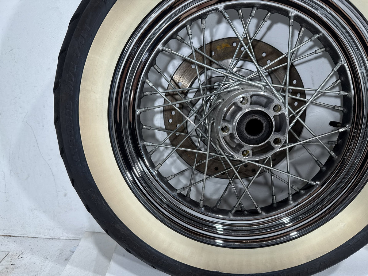 2004 Harley Road King Touring Classic OEM Front Rear Wheel Rim Tire Spoked 16"